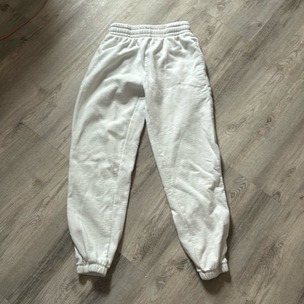 garage cuffed sweatpants white